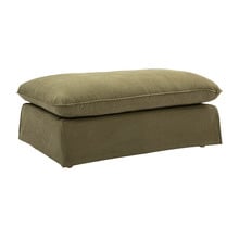 Jude Slipcover Ottoman